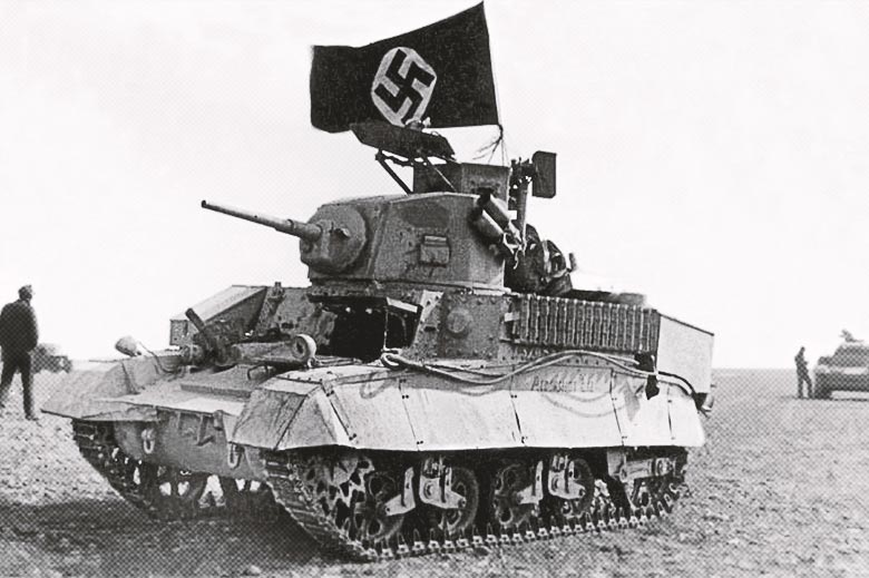 Captured M3 Stuart "Honey" light tank