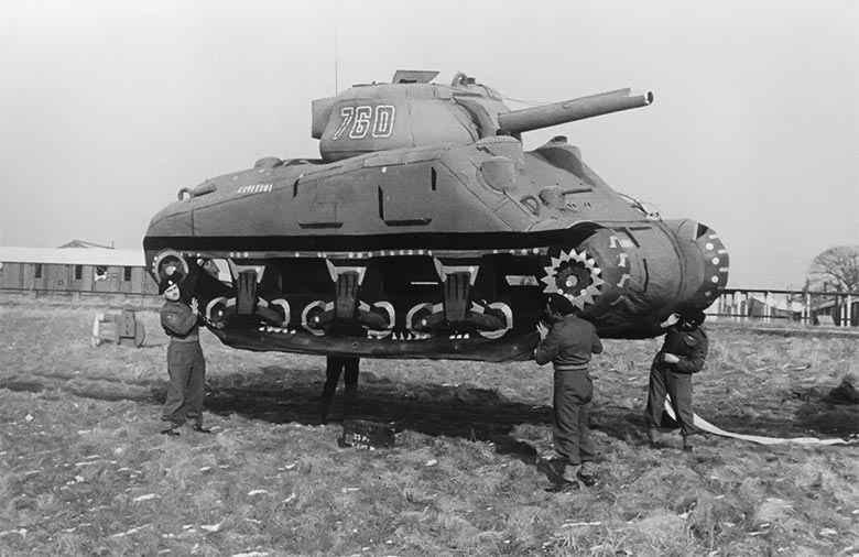 Ghost Army's inflatable tank