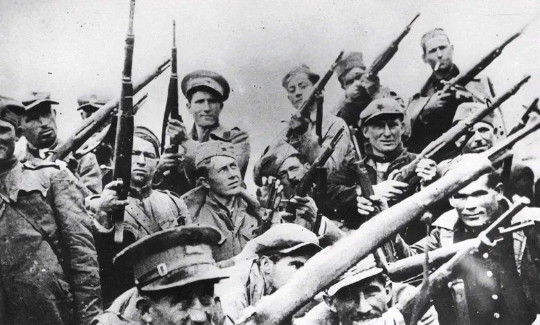 Fighters of the Bileća Partisan Battalion in Baljci, Bileća County, 1941