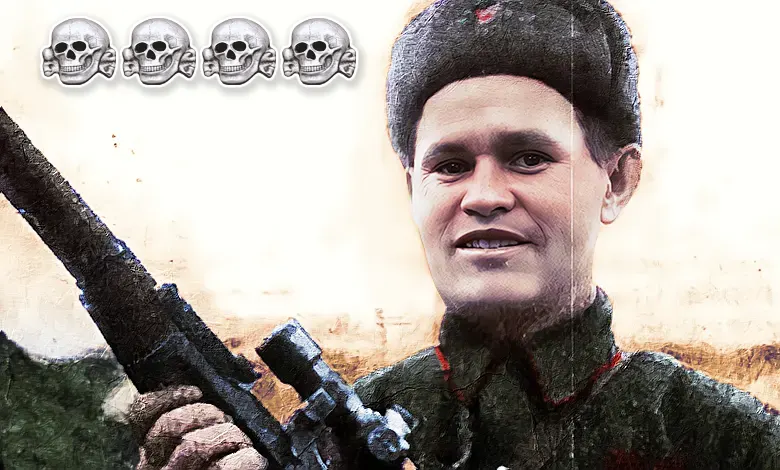 Zaitsev killed average 4 Germans a day